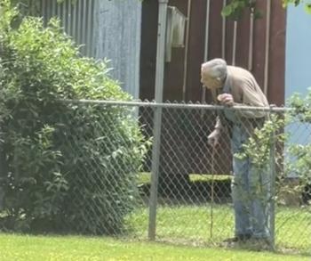 Ageless Bonds: An Elderly Man and Puppies Share Daily Delights-1