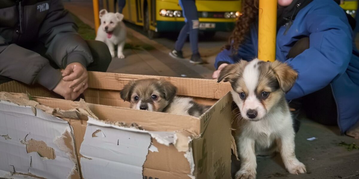 Dramatic Rescue: Puppies Saved from Peril at the Last Moment