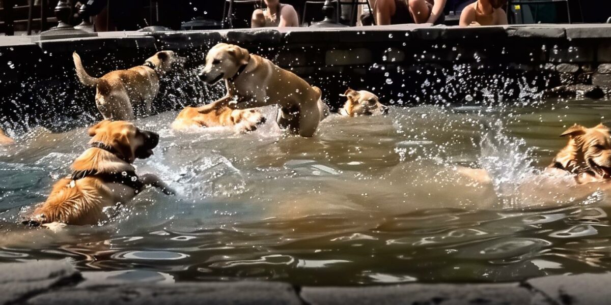 Exciting Tails: Dogs Conquer the Waters in Epic Aquatic Escapades