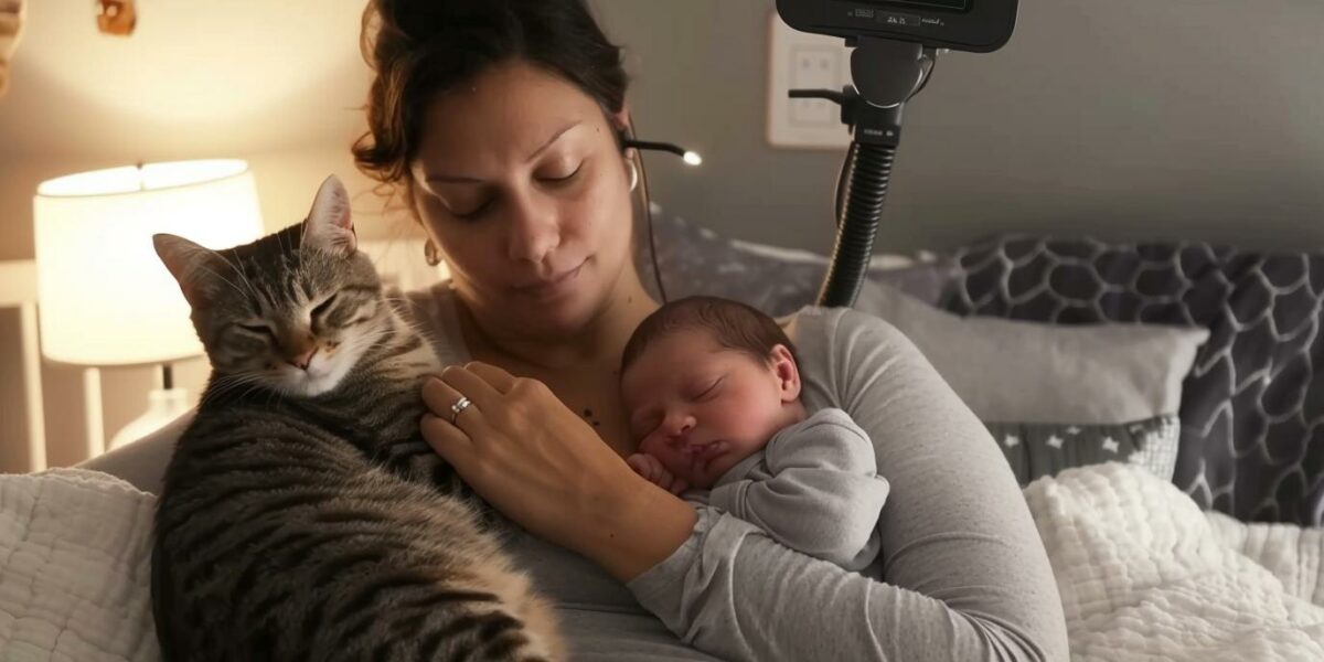 Mom Discovers Unexpected Guest in Baby's Crib: A Tale of Feline Affection