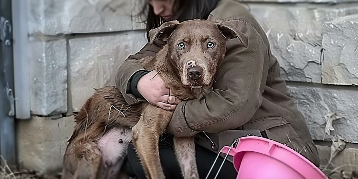 Rescue Miracle: The Embrace That Changed Everything for a Starving Pup