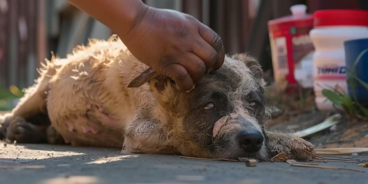 Shocking Cruelty Unveiled: Senior Dog’s Fight for Survival After Brutal Attack