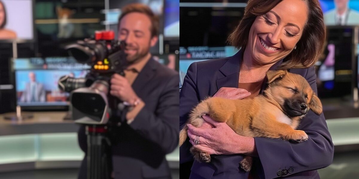 Watch the Adorable Moment a Puppy Naps During Live TV Broadcast!