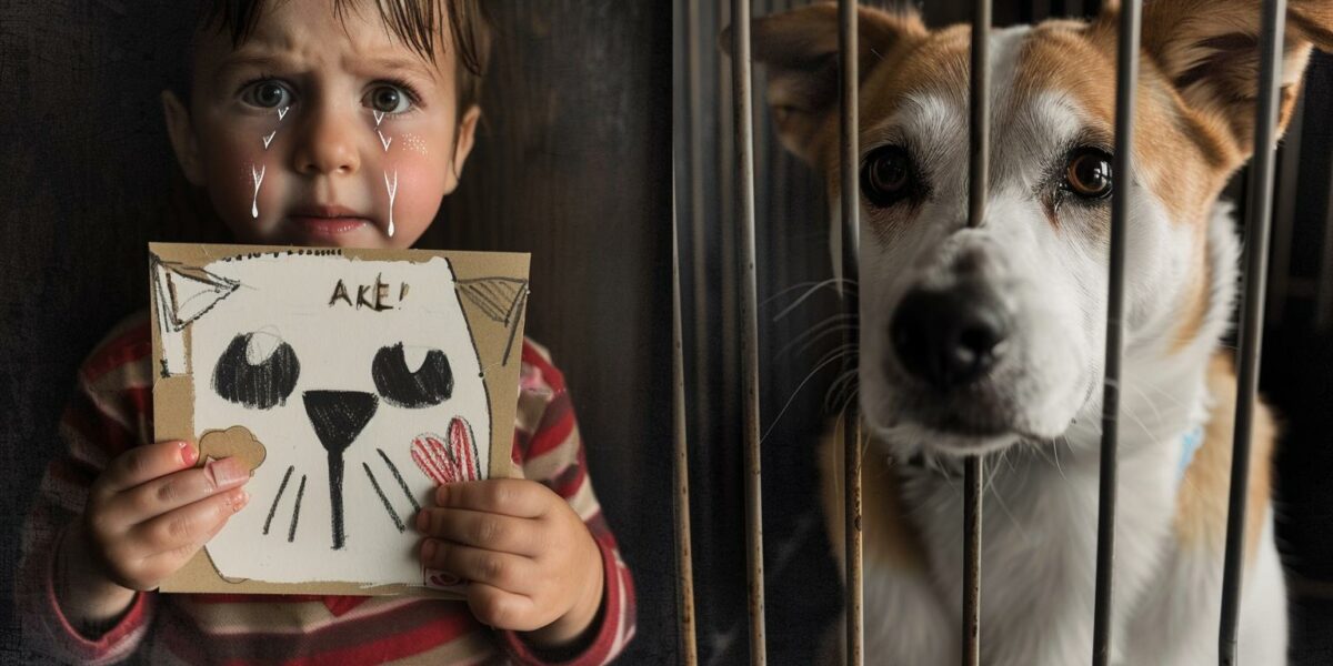 A Child’s Heartfelt Note for an Abandoned Dog Left Everyone in Tears