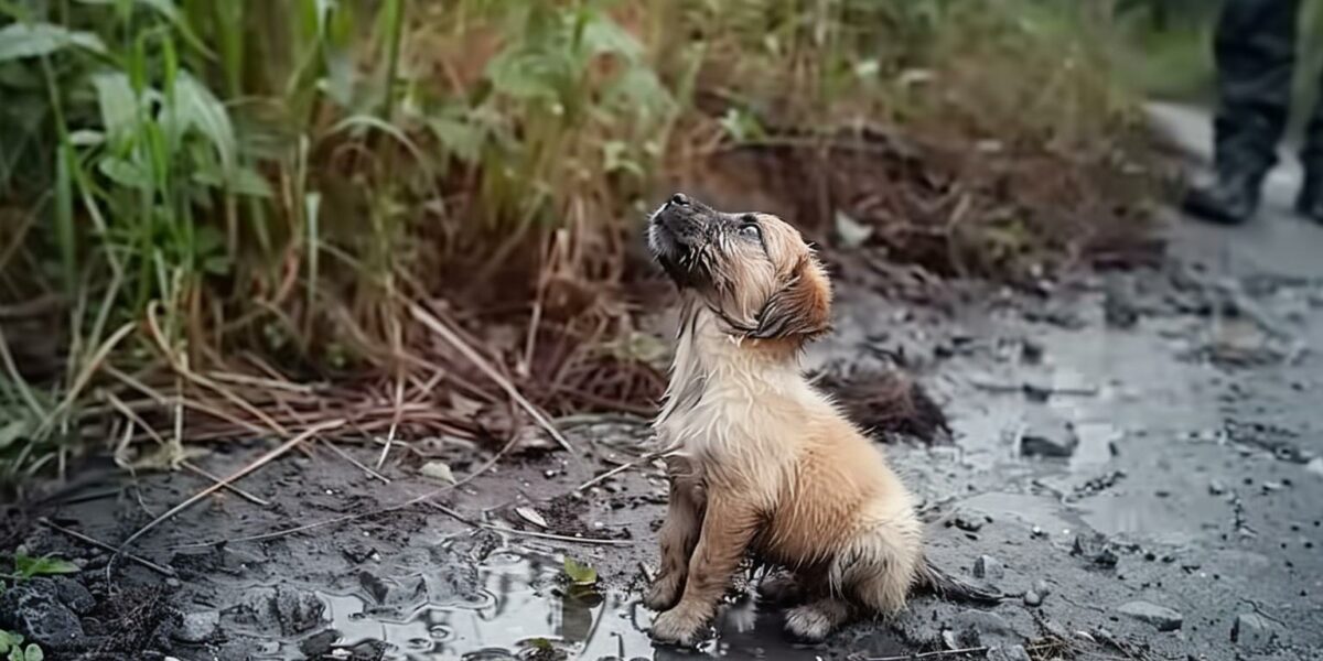 A Cry for Help: The Stray Puppy Who Found Hope in the Rain