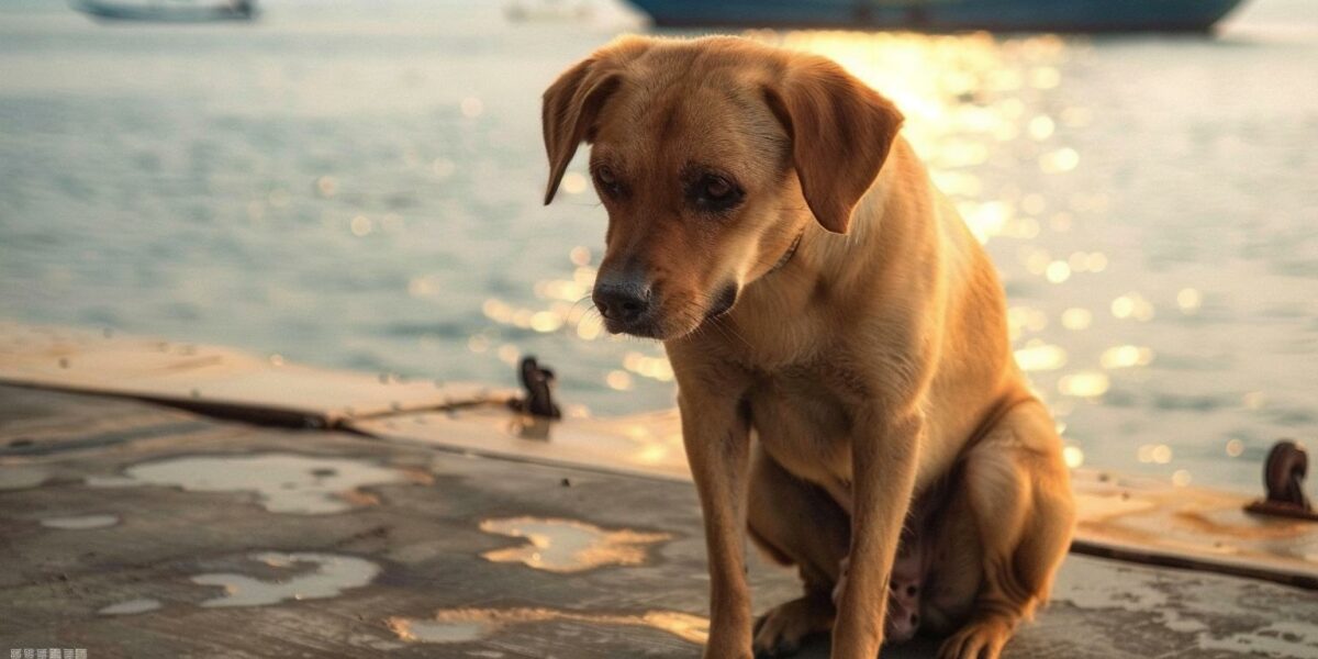 A Dog's Unbreakable Vigil: Waiting for a Month at a Pier