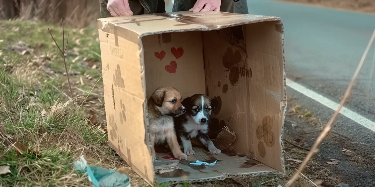 A Dramatic Rescue: How a Bakery Run Led to a Lifesaving Discovery of Two Puppies