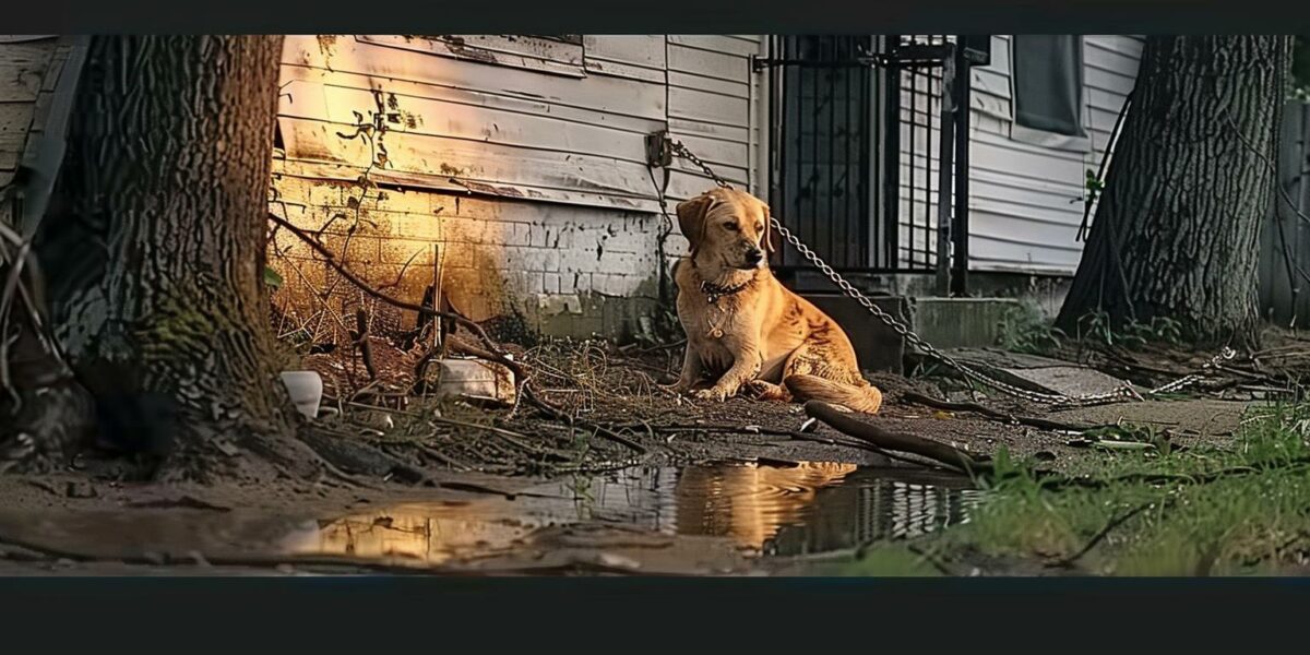 A Pregnant Dog's Unbelievable Plight: Chained and Forgotten by Her Own Family