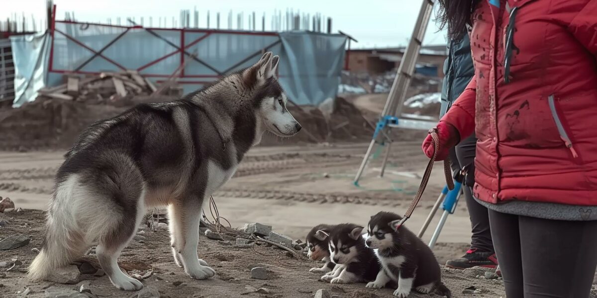 A Pregnant Husky's Miraculous Escape from Despair to Joyful Motherhood