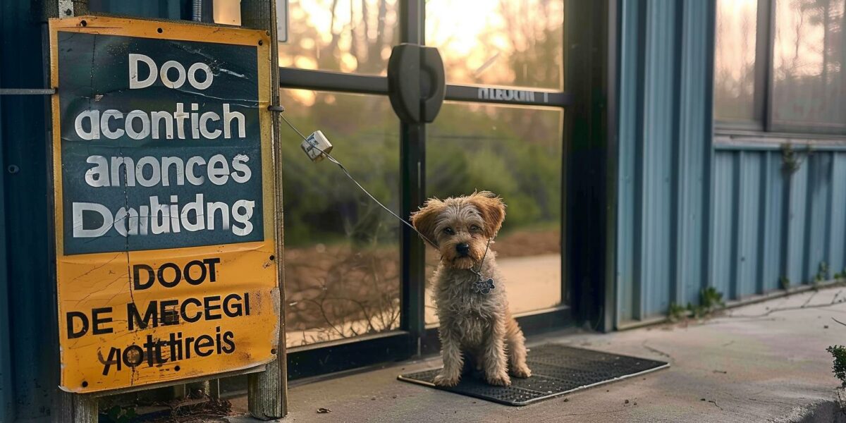 A Shelter Worker Uncovers a Tear-Jerking Sight Next to a Sign Pleading for Kindness