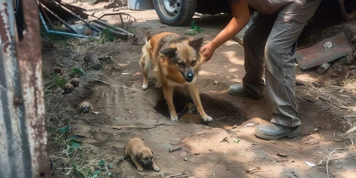 A Stray Dog's Reluctance Reveals a Heartwarming Surprise