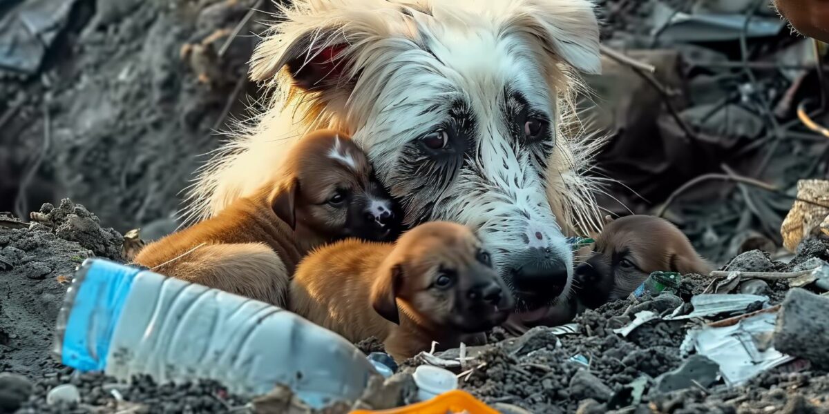 A Tale of Survival: From Trash to Treasure for a Dog Family