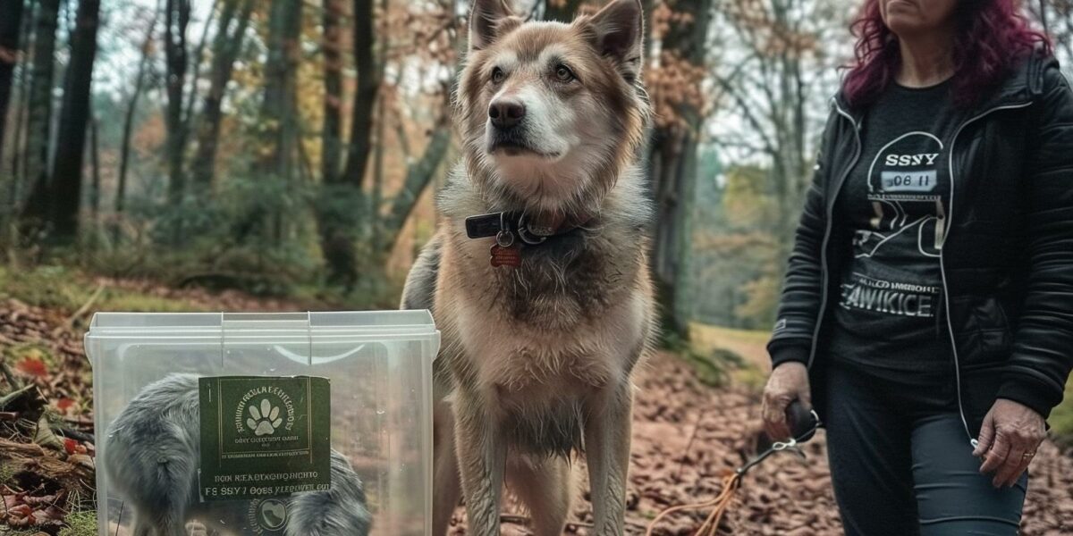 A Therapy Dog's Unexpected Discovery in the Woods Will Leave You Speechless