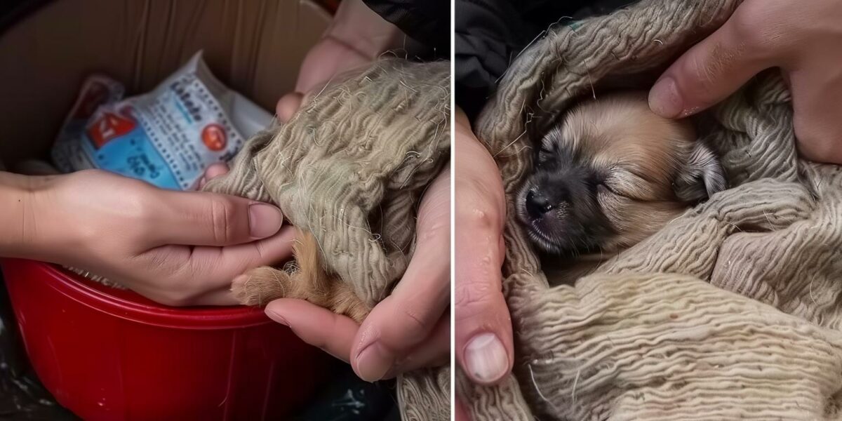 Abandoned Puppy’s Cry Leads to Unbelievable Discovery