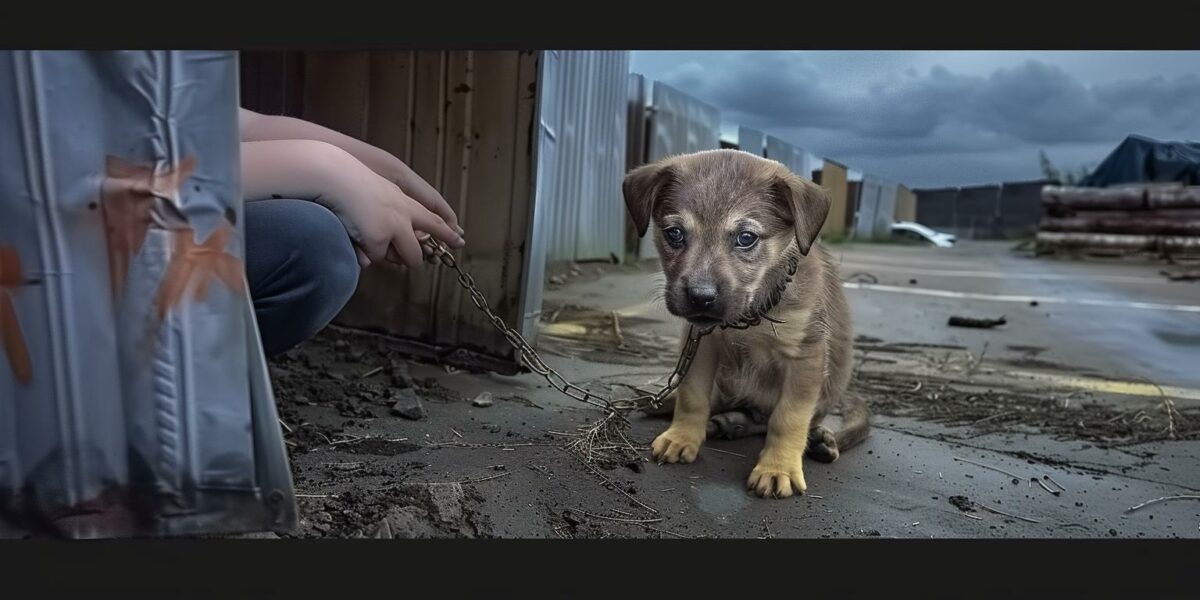 Abandoned Puppy's Plight in a Lonely Parking Lot Sparks Urgent Rescue Mission