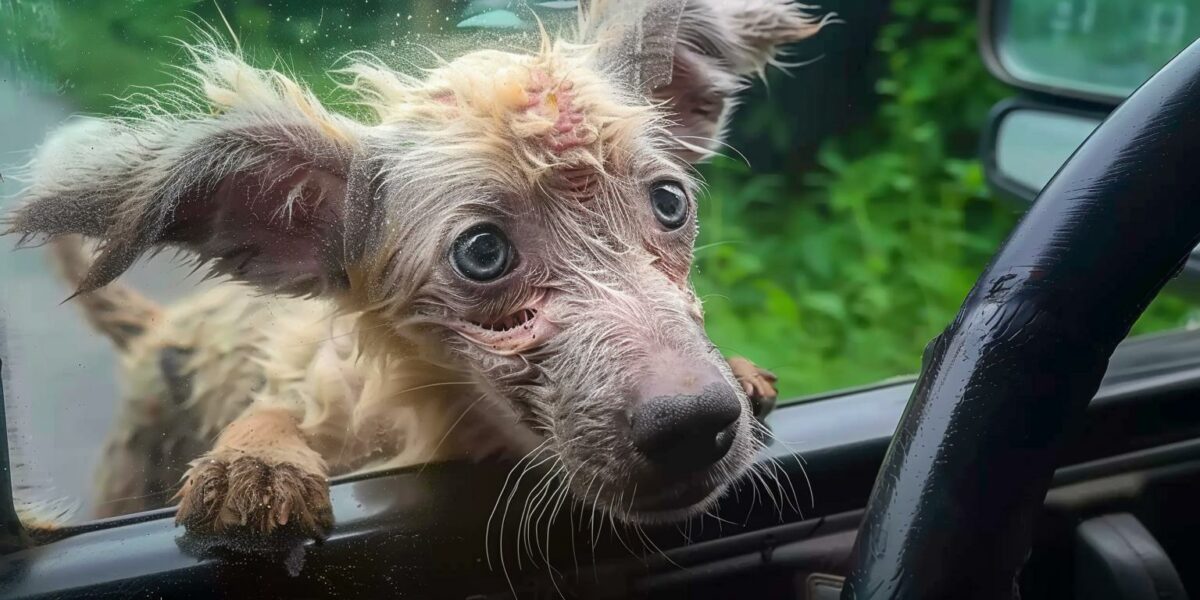 Abandoned Pup's Plea Melts Trucker's Heart, Leading to an Incredible Transformation