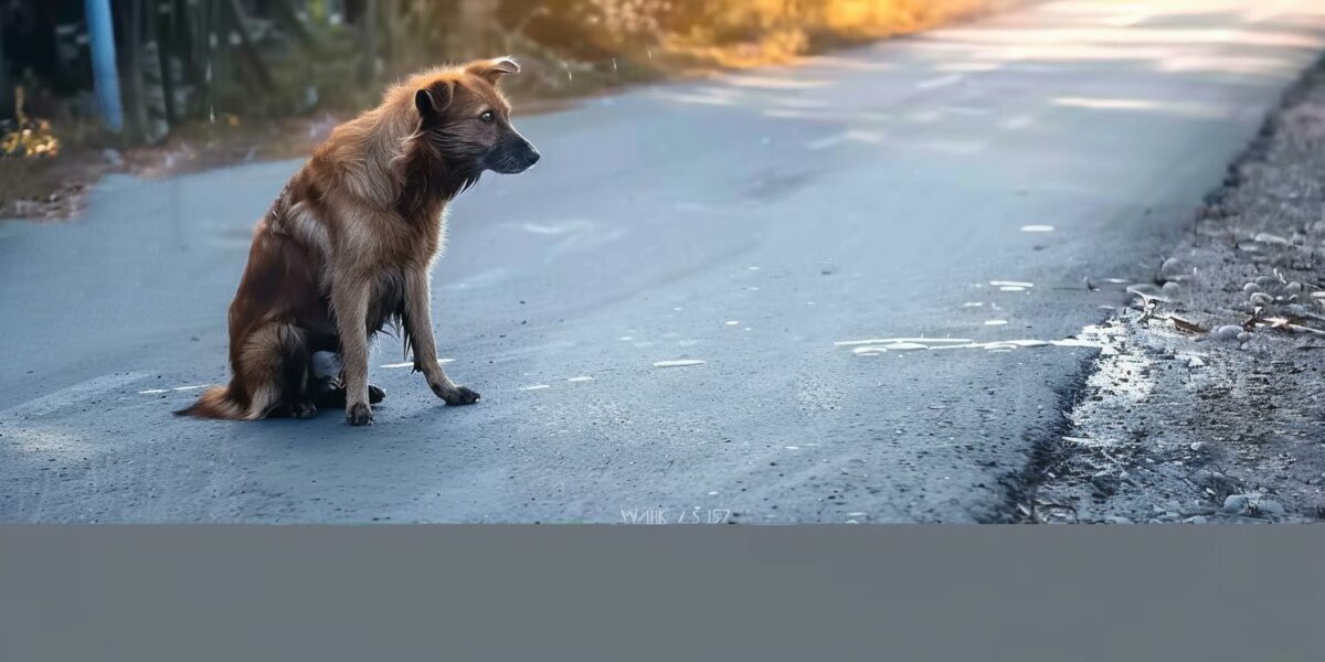 Abandoned Yet Hopeful: The Tale of a Pup's Unwavering Wait for Love