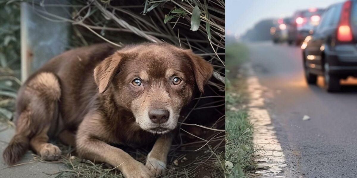 Blind Puppy Abandoned by Roadside Finds Unexpected Chance at Love