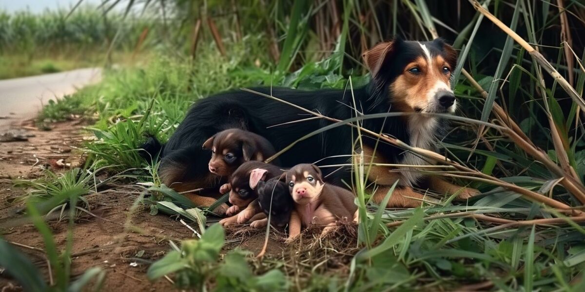 Desperate Canine Family Rescued From the Brink by a Kind Soul