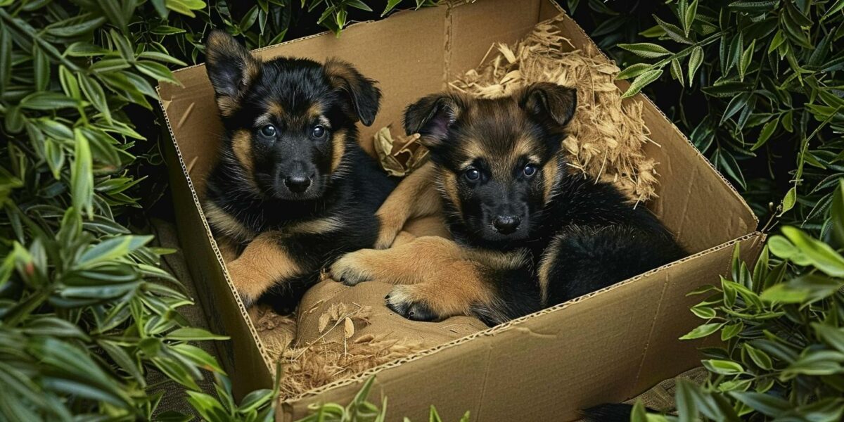 Discover the Miraculous Rescue of Two Abandoned German Shepherd Puppies