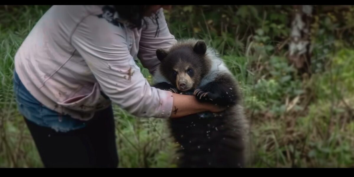 Dramatic Rescue and Recovery of an Orphaned Bear Cub: A Tale of Survival and Hope