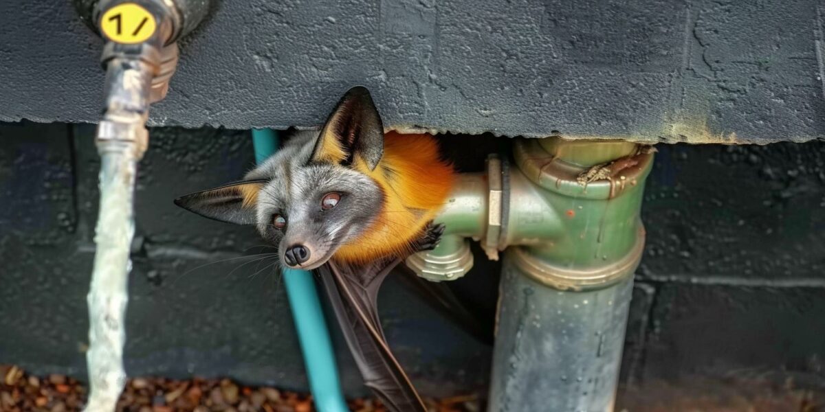 Emotional Rescue: Injured Flying Fox Clings to Hope on a Water Tap