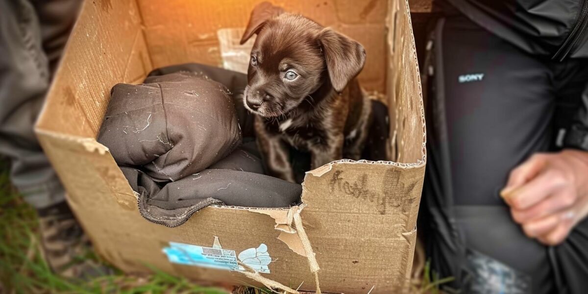 From Cardboard Box to Heart Surgery: The Puppy Who Overcame All Odds