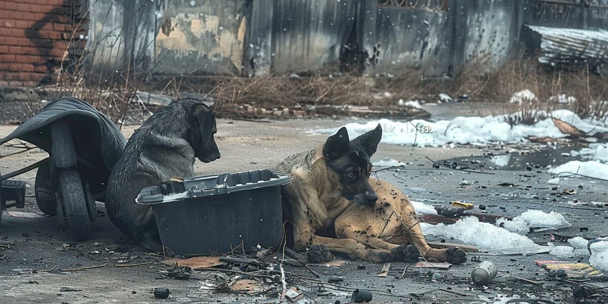 From Despair to Delight: The Incredible Journey of Two Stray Dogs