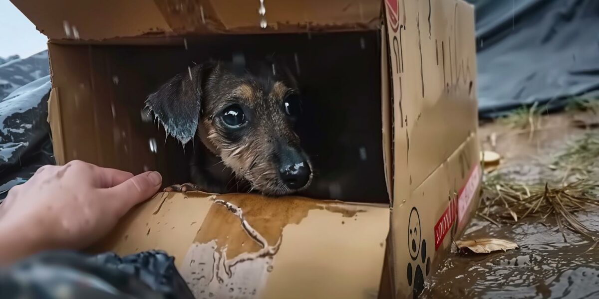 From Rainy Ordeal to Cozy Comfort: The Transformation of a Tiny Abandoned Dog