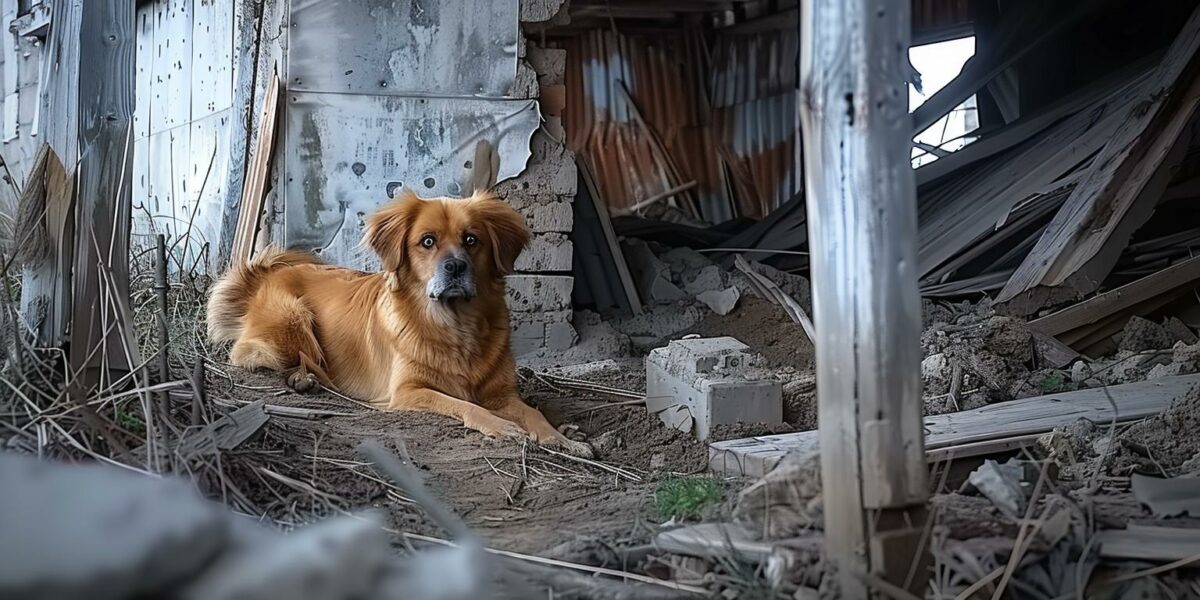 Grieving Dog's Unwavering Loyalty After Owner's Tragic Demise