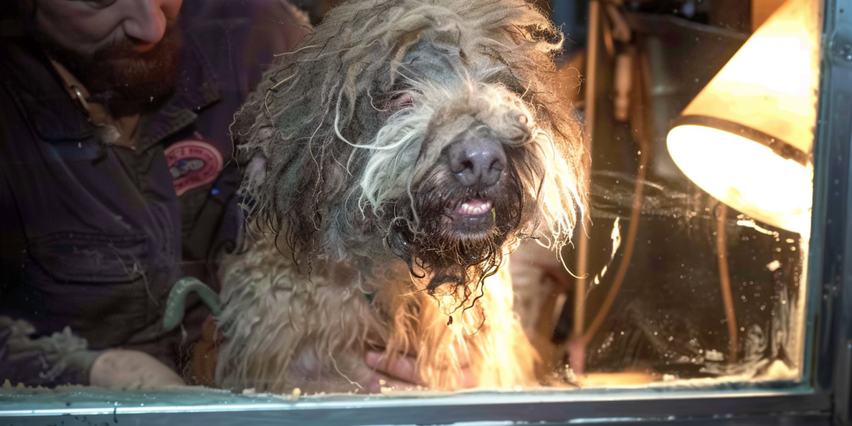 Groomer's Midnight Rescue Unveils Hidden Treasure Beneath Stray Dog's Matted Fur