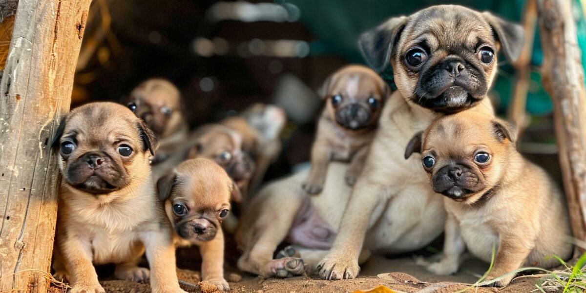 Heroic Rescue of Abandoned Mama Dog and Her Puppies Sparks Joy and Outrage