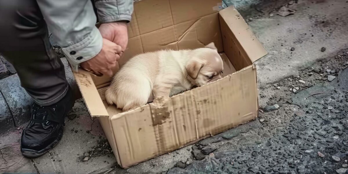 In the Nick of Time: Man Saves Freezing Puppy Left in a Box