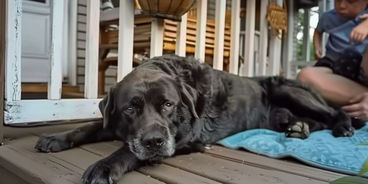 Injured Stray Dog Finds a Miracle on a Family's Porch