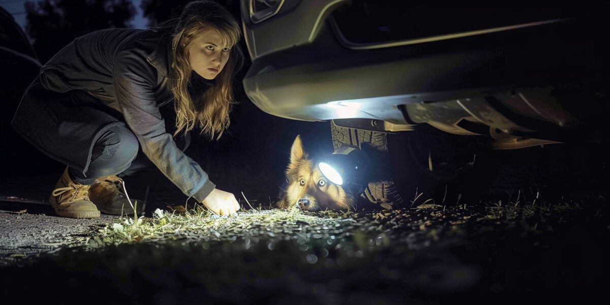 Late Night Mystery: Woman Discovers Heart-Stopping Surprise under Her Car