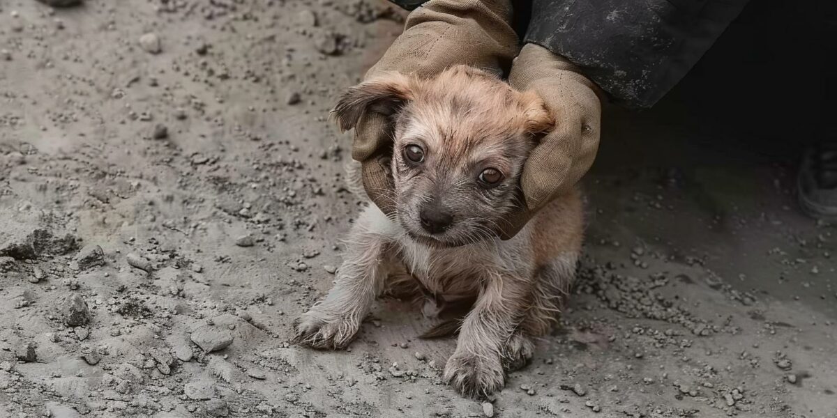 Man Discovers Ill Puppy Near Home: A Journey of Recovery and Hope