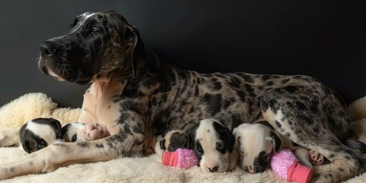 Meet the Great Dane Who Became the Unlikely Hero for Special Needs Puppies