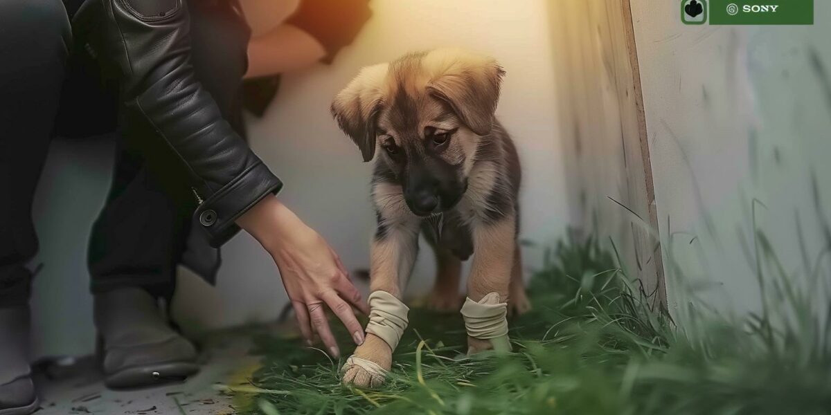 Miracle on the Meadow: How a Tiny Pup's Plight Touched a Woman's Heart