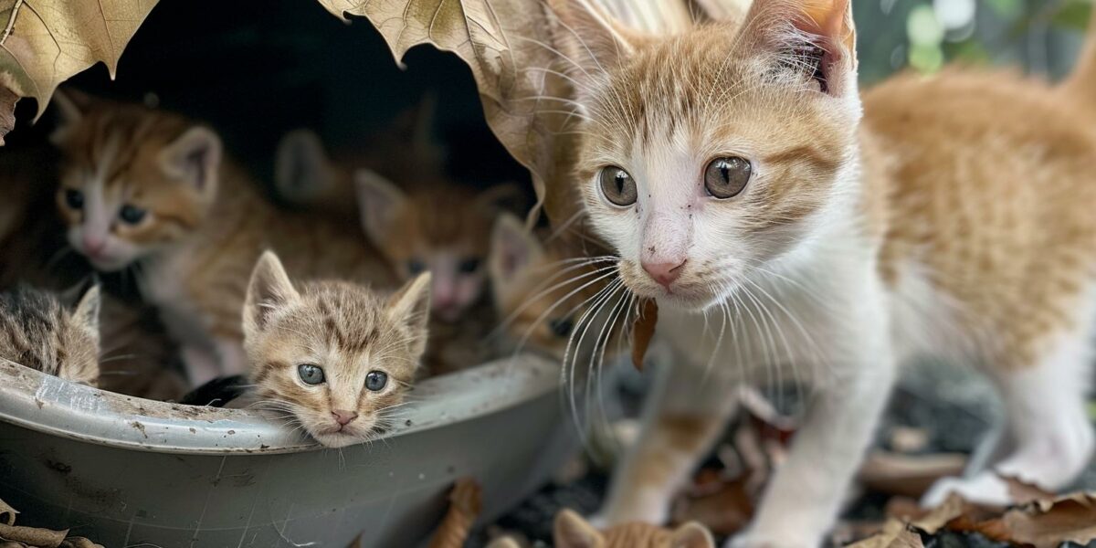 Mysterious Feline Leads to Unexpected Discovery: A Tub Full of Hope