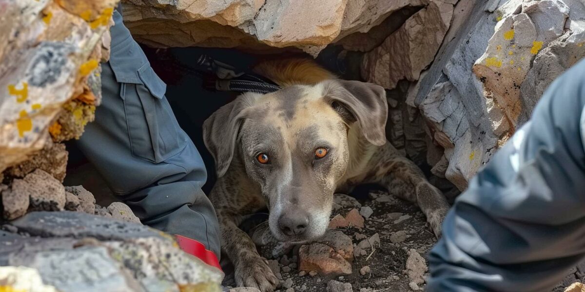 Mystery Dog's Amber Eyes Led to a Miraculous Mountain Rescue