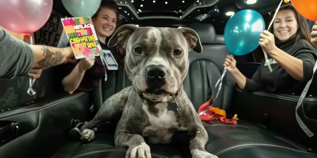 Pitbull's Emotional Journey from Shelter to Luxury Send-Off