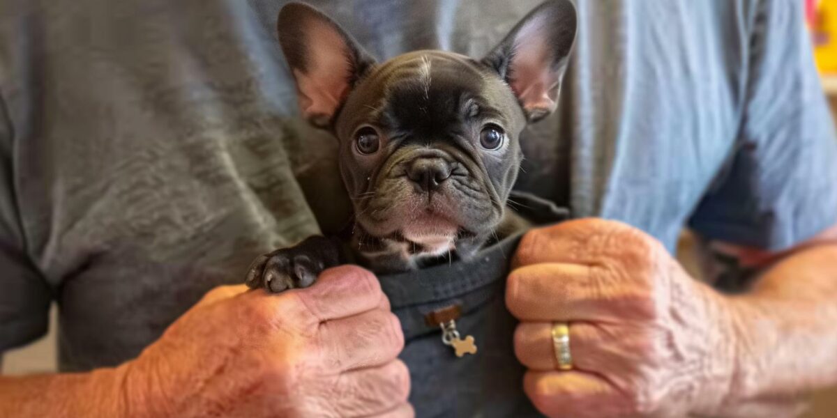 This Adorable Puppy Hidden in a Pocket Will Bring a Smile to Your Face