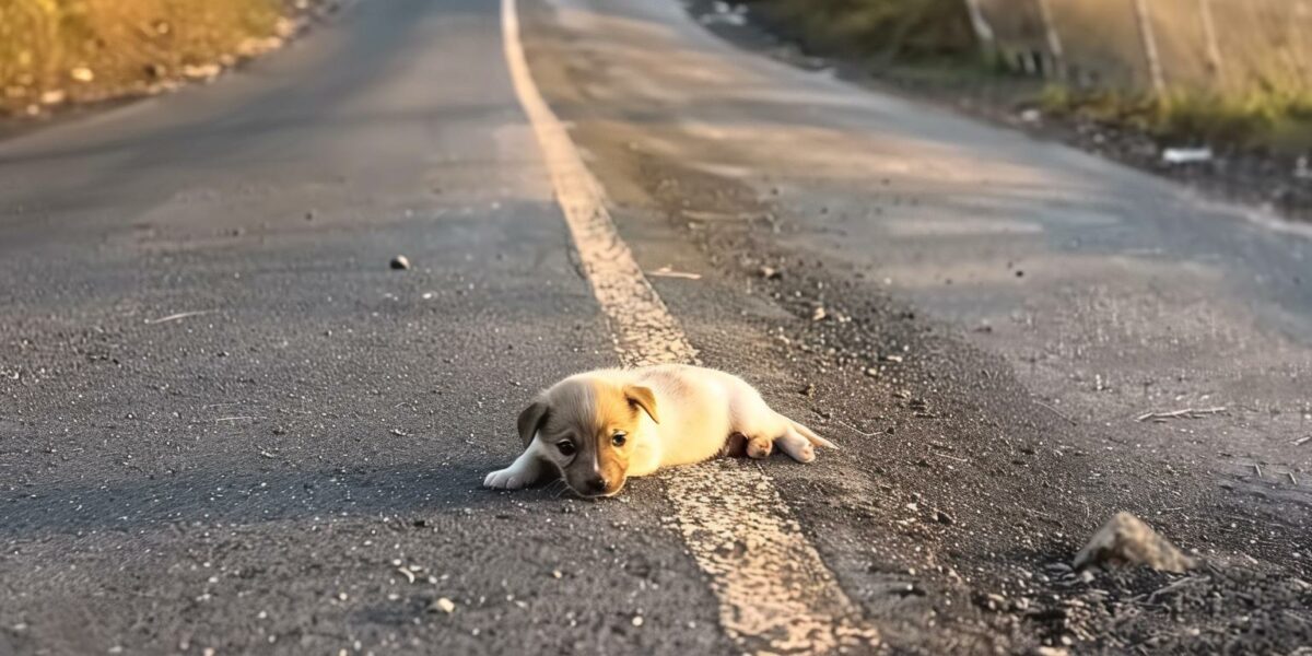 Tiny Hero in Peril: The Tale of a Puppy's Brush with Fate