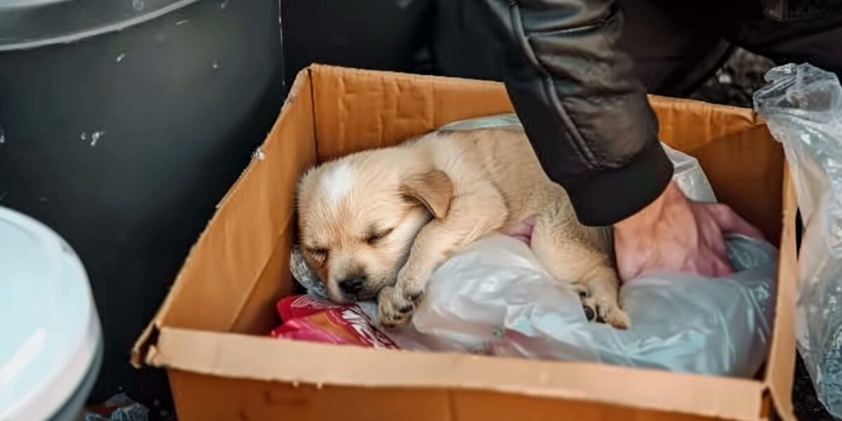 Tiny Puppy Abandoned in Plastic Bag Finds a Miraculous New Beginning