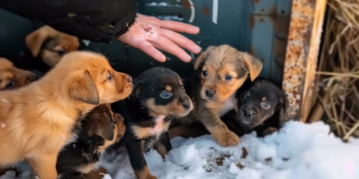 Tiny Whimpers Behind the Trash: The Rescue Saga of Abandoned Puppies