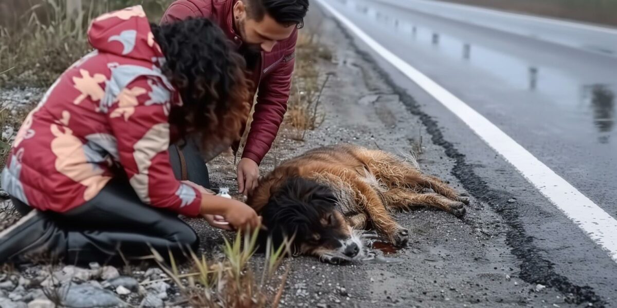 title=From Despair to Joy: Stranded Dog's Miraculous Journey to Recovery