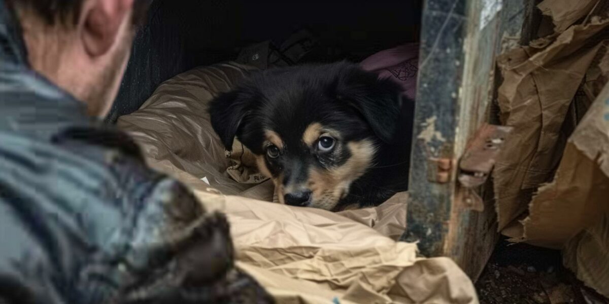 Unbelievable Encounter: Man Discovers an Unexpected Guest in a Dumpster