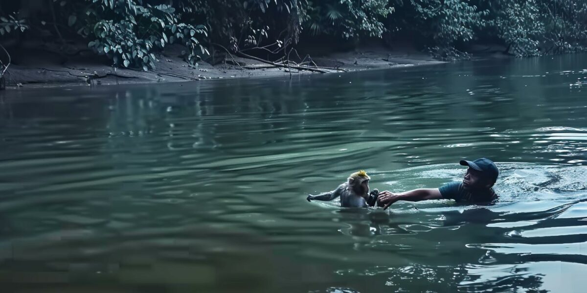 Unbelievable Rescue: Fisherman Saves a Drowning 'Dog' That Turns Out to Be Something Else Entirely!