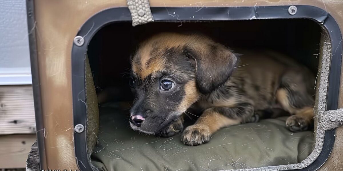 Unexpected Visitor: The Tiny Pup Who Found Warmth in a Cat's Home