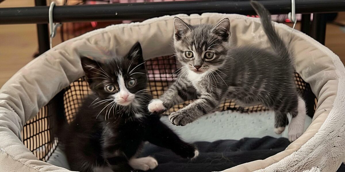 Unlikely Friends: The Touching Tale of Two Rescued Kittens Finding Solace in Each Other